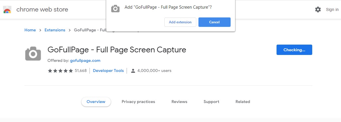 Take Screenshot Of Entire Web Page In Chrome