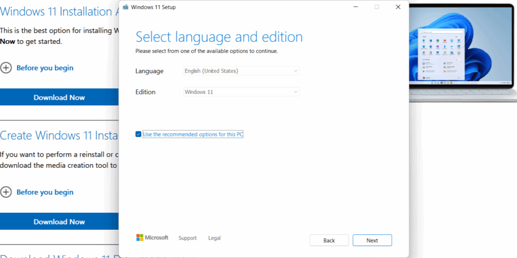 Create Windows 11 Bootable USB