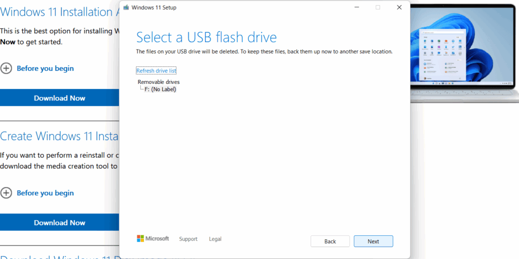 Create Windows 11 Bootable USB