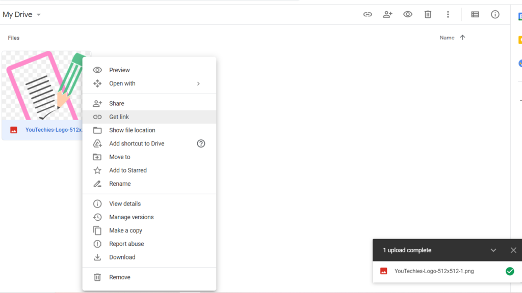 Get Shareable Link From Google Drive