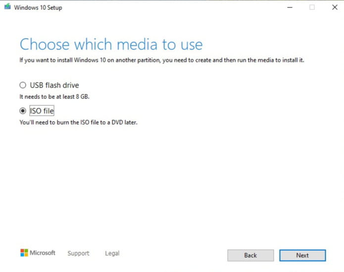 Create Windows 10 Bootable USB