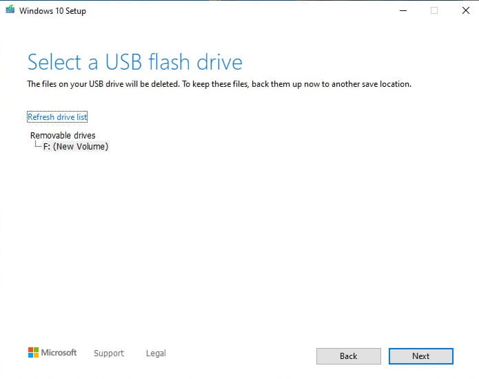Create Windows 10 Bootable USB