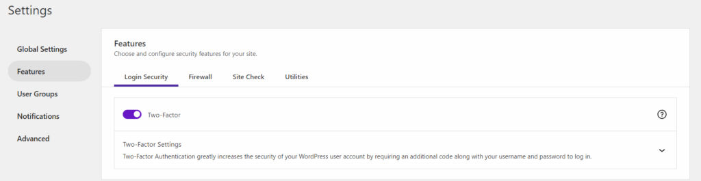 Add Two-Factor Authentication