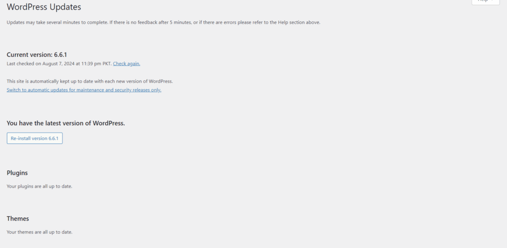 Keep WordPress, Themes, and Plugins Up to Date