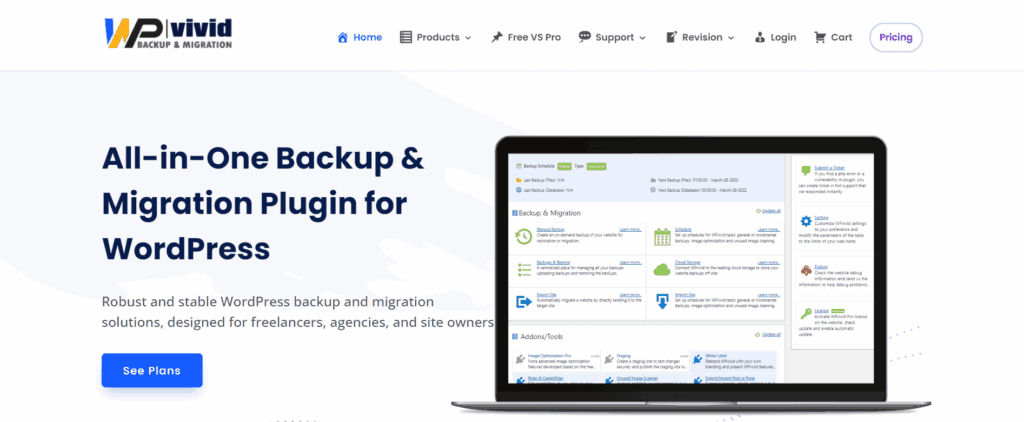 WPvivid Backup
