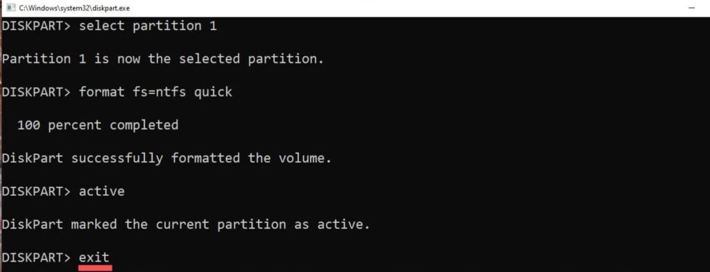 Create Bootable USB with CMD